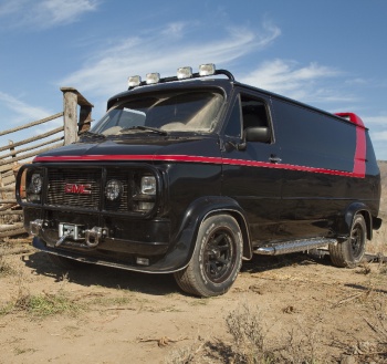 El famoso van aparece en la producción